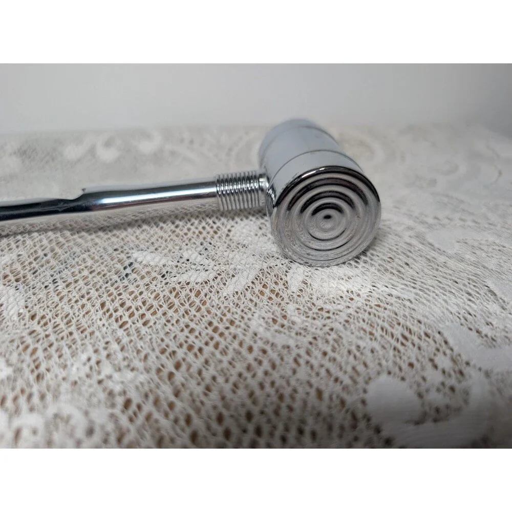 National Silver Cavalier Italy Chrome Bar Caddie 2-oz Jigger Opener Corkscrew